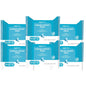 Amazon Basics Makeup Remover Wipes, Fragrance-Free, Alcohol-Free, Gentle Cleansing, Plant-Based, Dermatologist Tested, Removes Waterproof Mascara, Resealable, 25 Count, 1-Pack