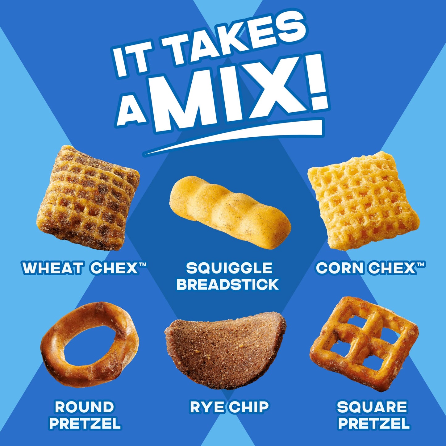 Chex Mix Bold Garlic & Herb Snack Mix, Resealable Tub, 20 oz