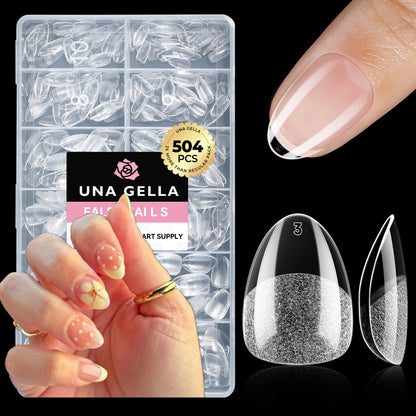 UNA GELLA 9 in 1 Gel Nail Glue U V Super Hold for Gel Nails Tips 10ml