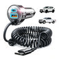 LISEN 90W for iPhone 17 16 15 Pro Max Car Charger USB C Fast Charge