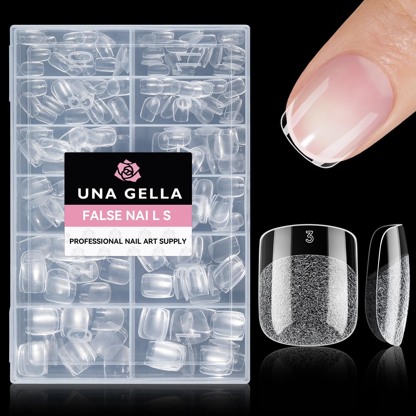 UNA GELLA 15g Nail Glue for Press On Nails with 20ml Nail Glue Remover Kit