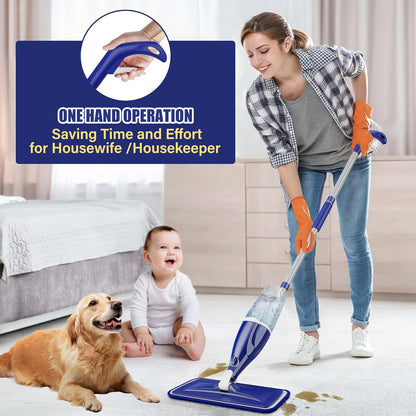 Microfiber Spray Mops for Floors Cleaning: Wet Dry Mop Hardwood Floor Mops