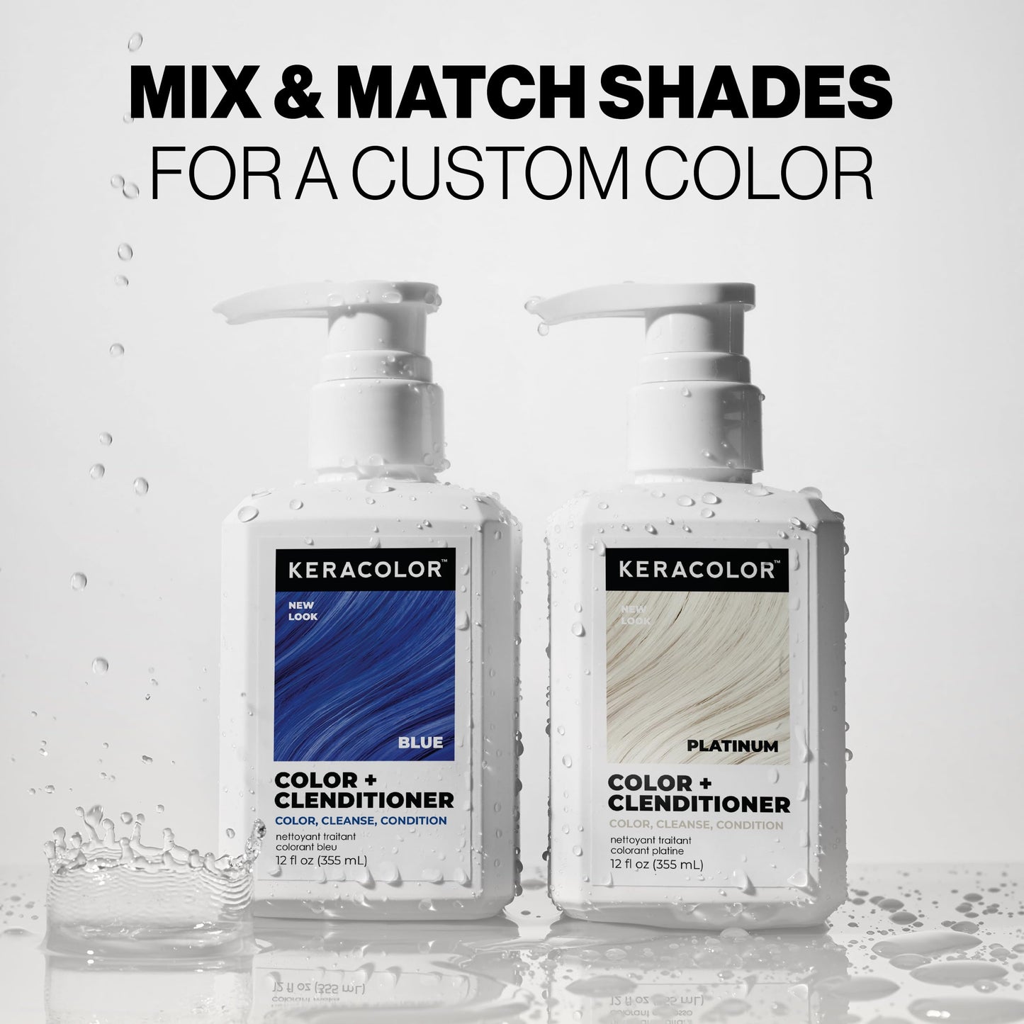 Keracolor Color + Clenditioner, Semi-Permanent Hair Color, 23 Shades
