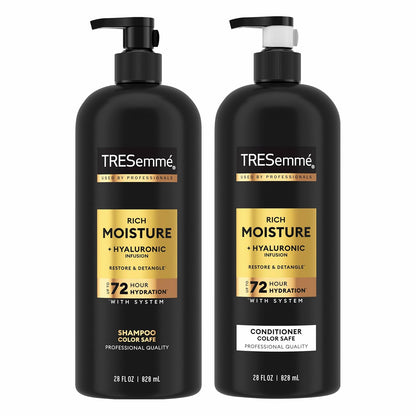 TRESemmé Rich Moisture Hydrating Shampoo & Conditioner Set 28 oz 2 Pack