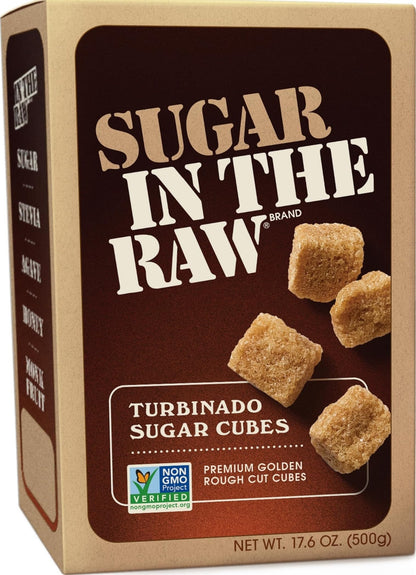 In The Raw Granulated Turbinado Cane Sugar, 2 lb Box, Pure, All-Natural Turbinado Sugar, Non-GMO Project Verified, Kosher, Vegan and Gluten Free (Pack of 12)