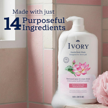 Ivory Body Wash Designed for the Whole Family, Jojoba Scent, 35 oz