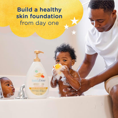Baby Dove Care Baby Wash Fragrance-Free Moisture 1 Pack 34 oz