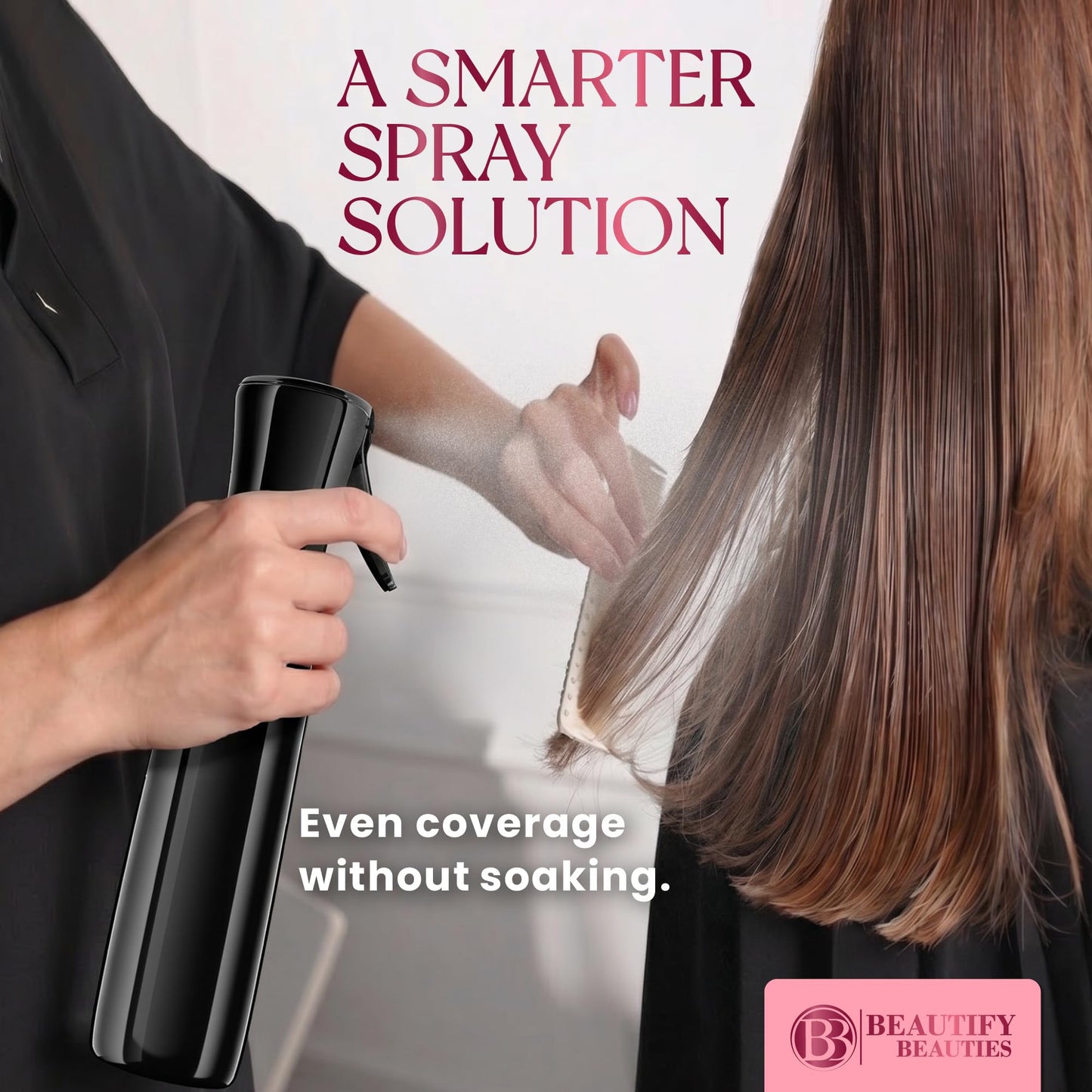 BeautifyBeauties Continuous Spray Bottle for Hair, 6..8 oz Mister Spray