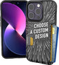 Smartish® iPhone 13 Wallet Case - Wallet Slayer Vol. 1 [Slim + Protective] Credit Card Holder - Drop Tested Hidden Credit Card Slot Cover for Apple iPhone 13 - Black Tie Affair