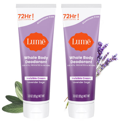 Lume Whole Body Deodorant - Cream Tube - 3 oz (Clean Tangerine)