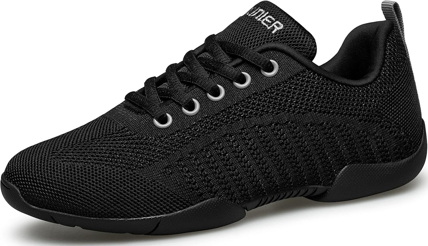 BAXINIER Girls White Cheerleading Shoes
