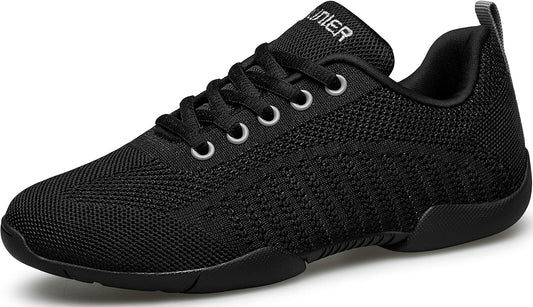 BAXINIER Girls White Cheerleading Shoes