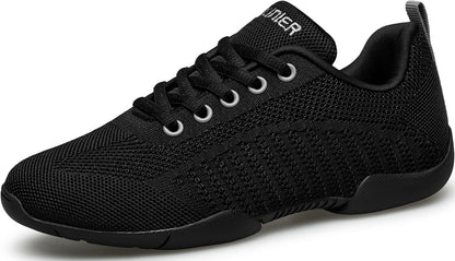 BAXINIER Girls White Cheerleading Shoes