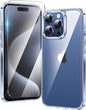 FNTCASE for iPhone 17 Pro Case Clear Magnetic with Screen Protector