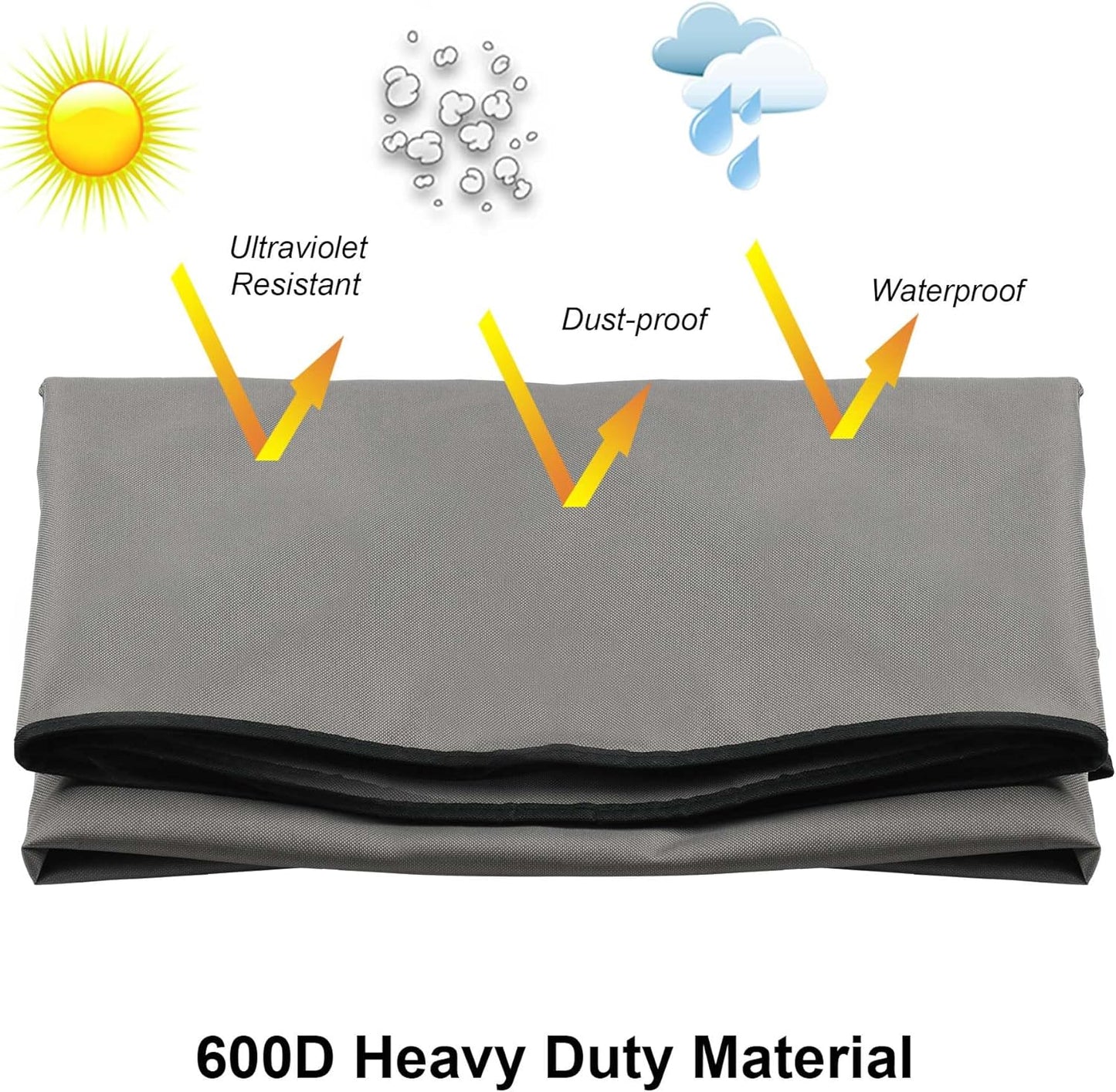 iBirdie Outdoor TV Cover 55 to 58 inch Weatherproof and Waterproof