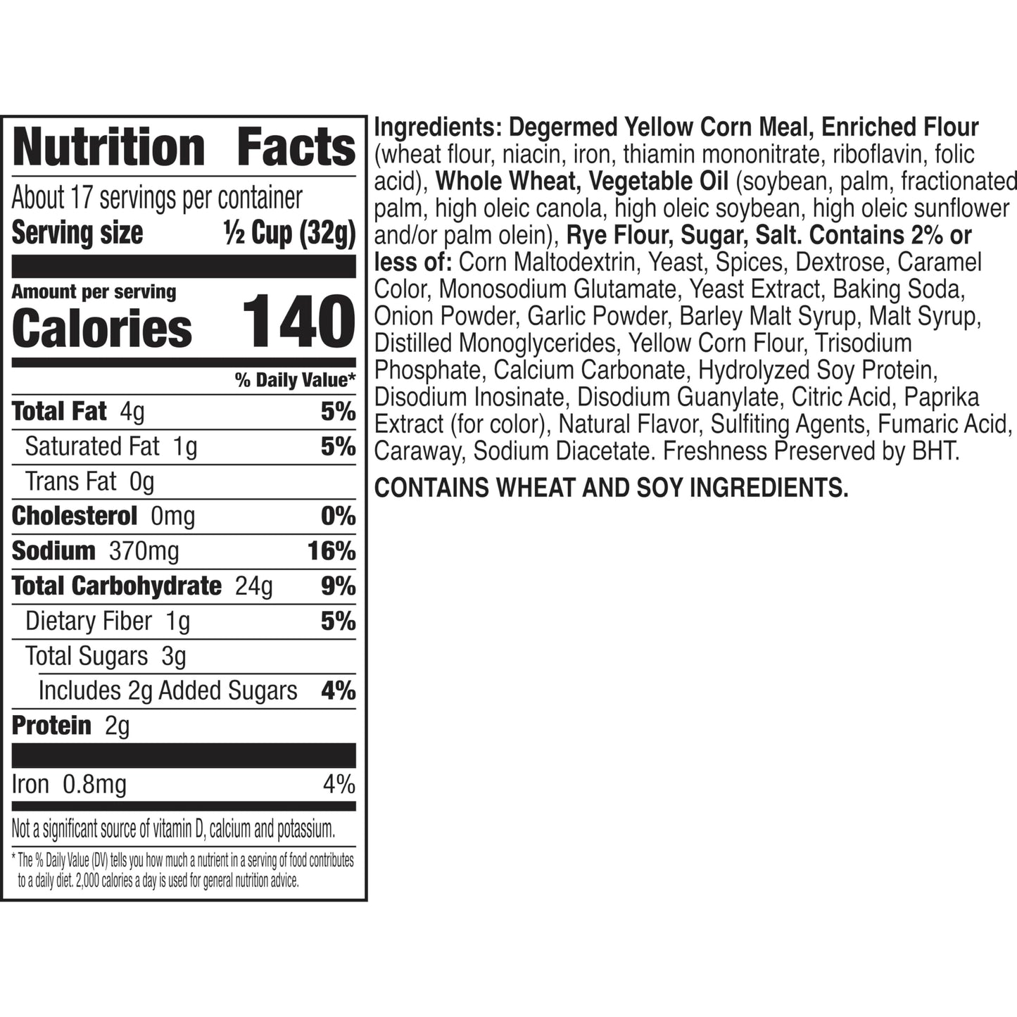 Chex Mix Bold Garlic & Herb Snack Mix, Resealable Tub, 20 oz