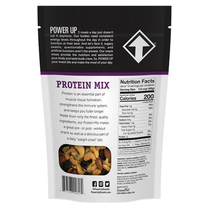 Power Up Trail Mix, Mega Omega Trail Mix, Non-GMO, Vegan, Gluten Free, No Artificial Ingredients, Gourmet Nut, 14 Ounce Bag
