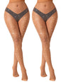 VEBZIN Sparkly Fishnets Stockings High Waist Tights for Women