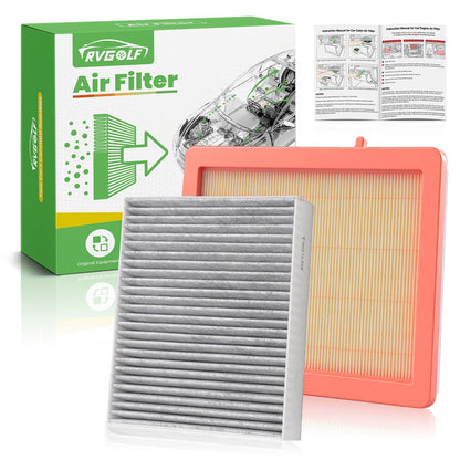 Engine+Cabin Air Filter Fit for 2014-2020 Rogue, 2017-2022 Rogue Sport