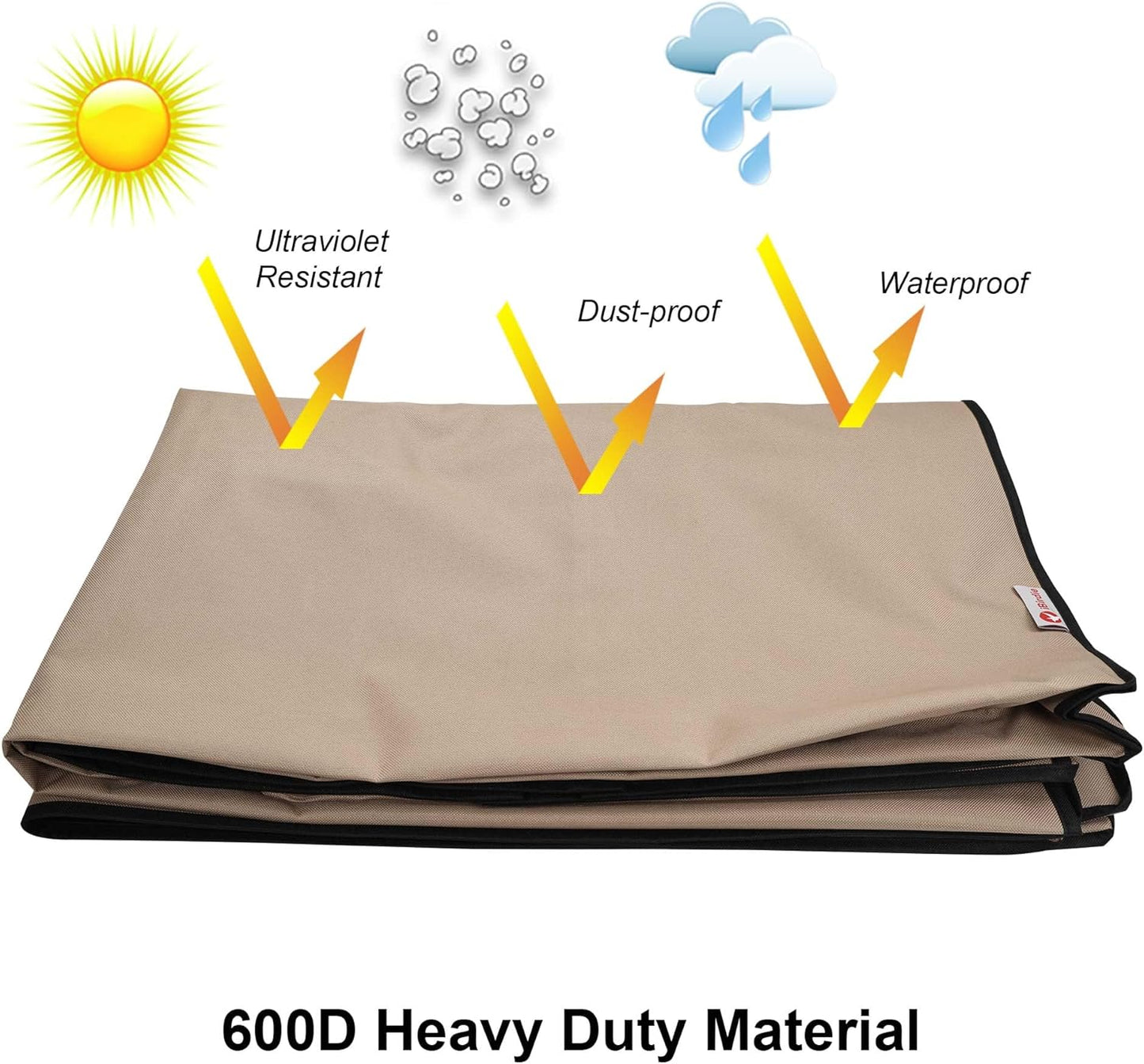 iBirdie Outdoor TV Cover 55 to 58 inch Weatherproof and Waterproof