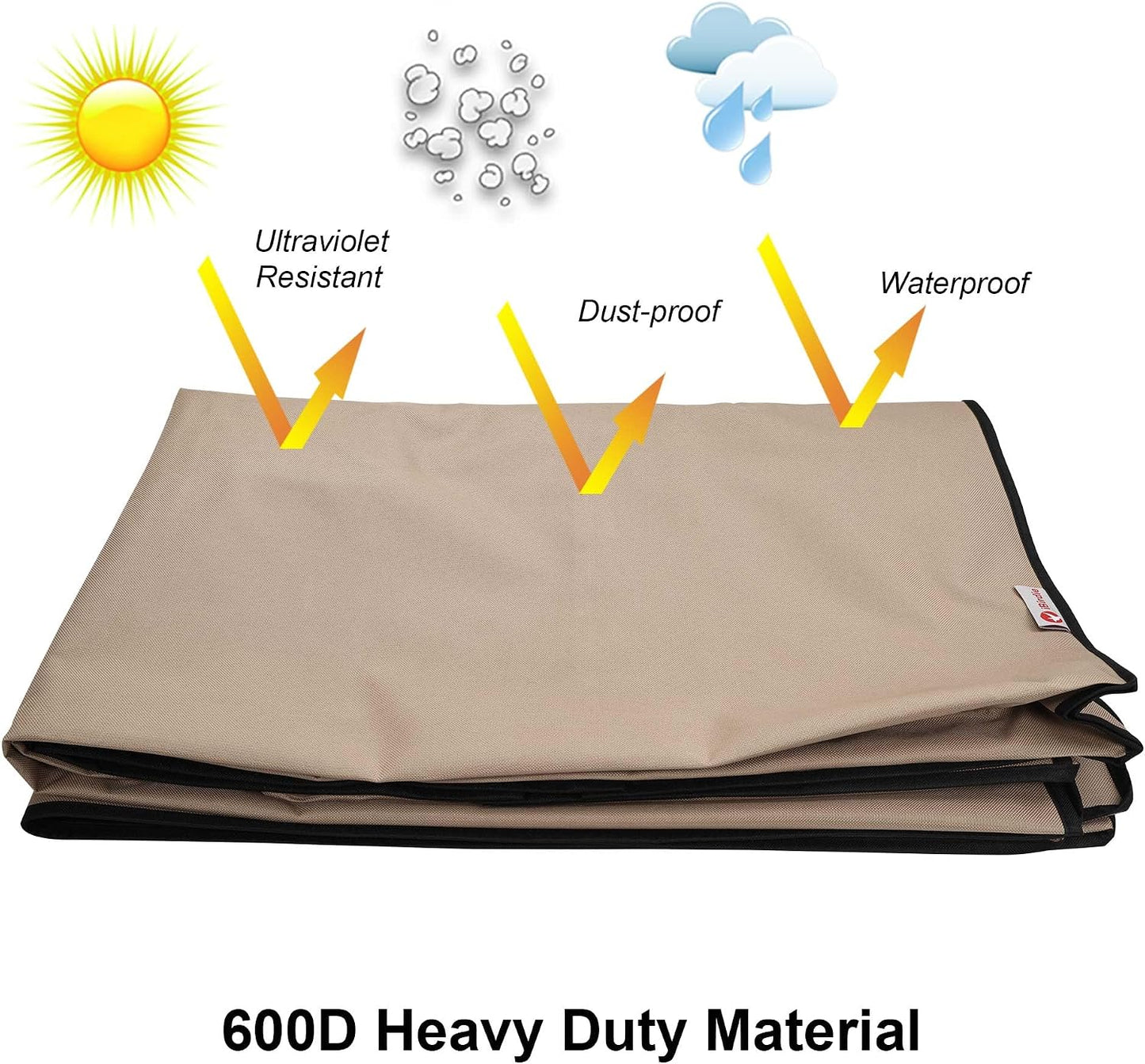 iBirdie Outdoor TV Cover 55 to 58 inch Weatherproof and Waterproof