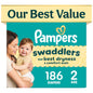 Pampers Swaddlers Baby Diapers, Size 5, 132 Count