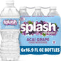 SPLASH REFRESHER Flavored Water Bottles, Mandarin Orange - 6 Pack