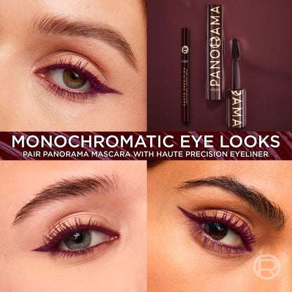 L'Oreal Paris Voluminous Panorama Chromatic Mascara, Volumizing and Lengthening Brown Mascara, Longwear, Smudge-Resistant and Washable, 705 Brown Leather