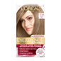L'Oreal Paris Excellence Crème Permanent Hair Dye, Triple Care Hair Color with Hyaluronic Acid for 100% Gray Coverage, 4 Dark Brown, 1 Kit (Packaging May Vary)
