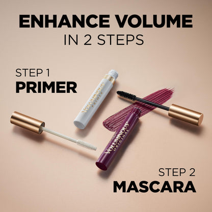 L’Oreal ParisVoluminous Waterproof Volume Building Mascara, Black [360], 0.28 oz (Pack of 3)