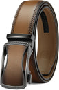 CHAOREN Men's Leather Ratchet Belt - Customizable Fit (35mm)
