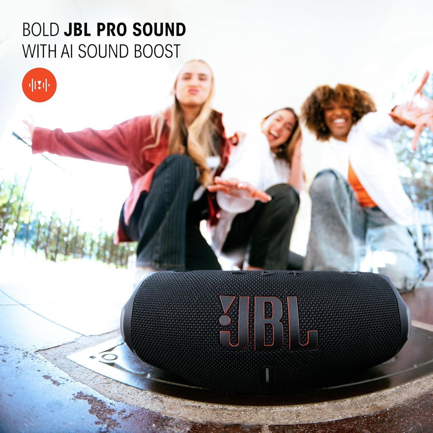 JBL Charge 6 Portable Bluetooth Speaker, Waterproof, Drop-Proof - Teal
