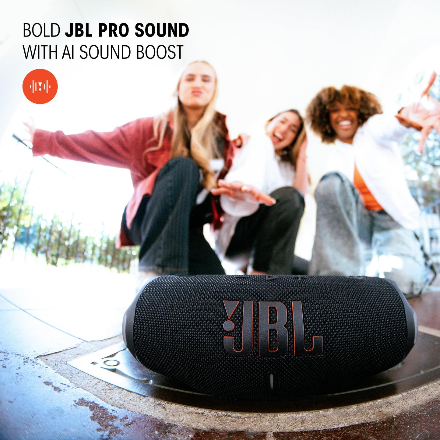 JBL Charge 6 Portable Bluetooth Speaker, Waterproof, Drop-Proof - Teal