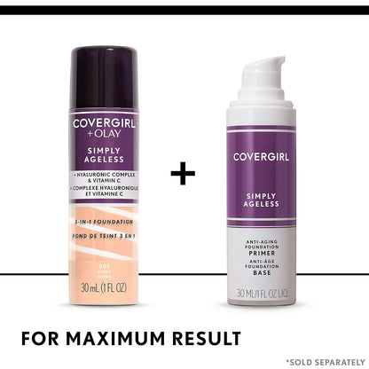 COVERGIRL Simply Ageless 3-in-1 Foundation - 240 Natural Beige
