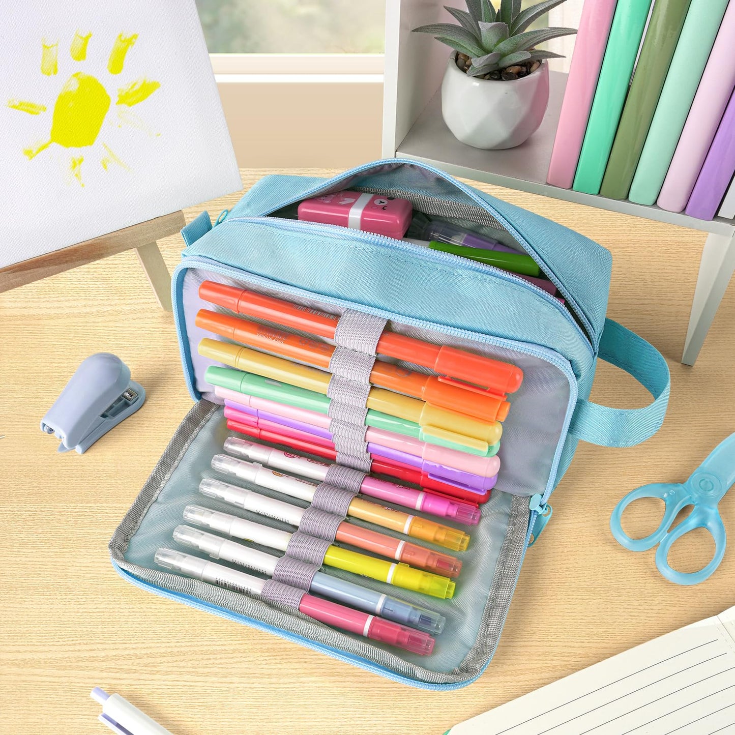 Sooez Original High Capacity Pencil Case, Big Pencil Bag Pouch Organizer