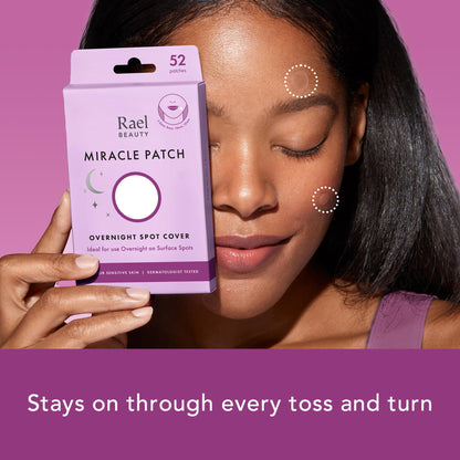 Rael Miracle Invisible Spot Cover Hydrocolloid Acne Pimple Patches (96 Ct)