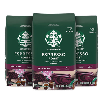 Starbucks Ground Coffee, Dark Roast Coffee, Italian Roast, 100% Arabica, 1 bag (18 oz)