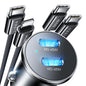 LISEN 90W USB C Car Charger USB C Fast Charge, 45W PD&QC 3.0 Fast Car Charger