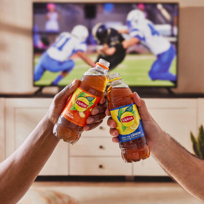 Lipton Zero Sugar Iced Tea, Green Tea Citrus, 16.9 fl oz Bottles, (12 Pack), 100% DV Vitamin C