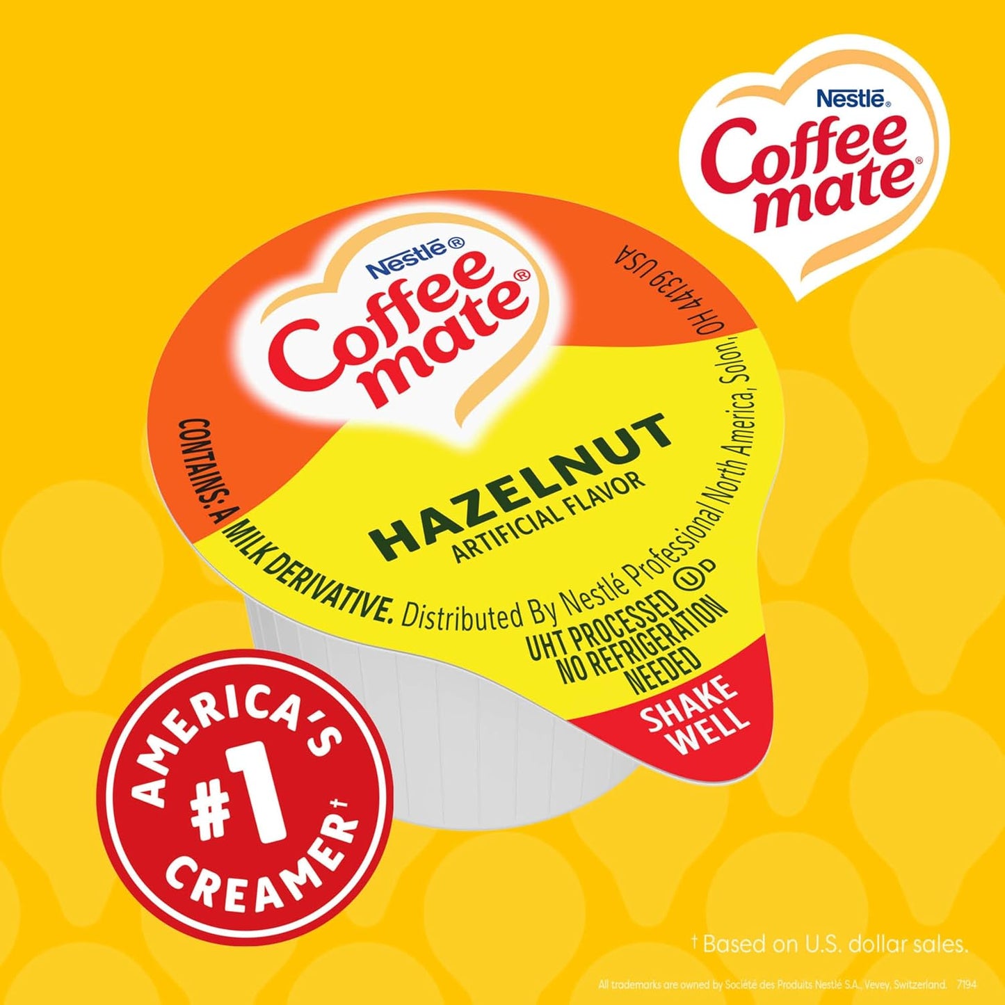 Nestle Coffee mate Original Non-Dairy Creamer Singles, 0.375 oz, 180-Pack