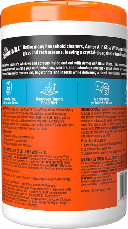 Armor All Car Interior Value Pack, 90 Count, Auto Cleaning Wipes