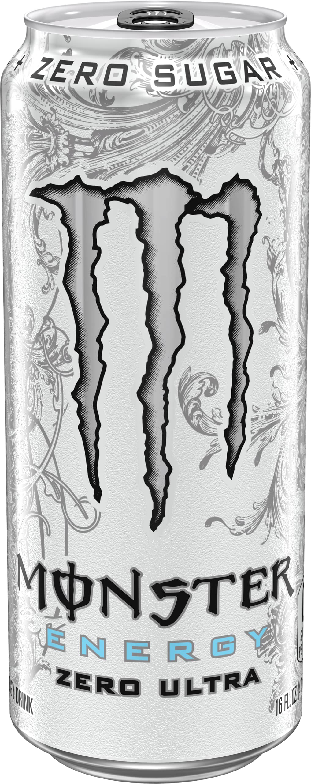 Monster Energy Zero Ultra, Sugar Free Energy Drink, 16 Ounce