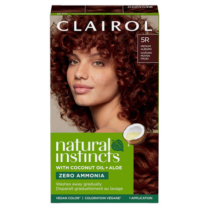 Clairol Natural Instincts Demi-Permanent Hair Dye, 4 Dark Brown | 1 Pack