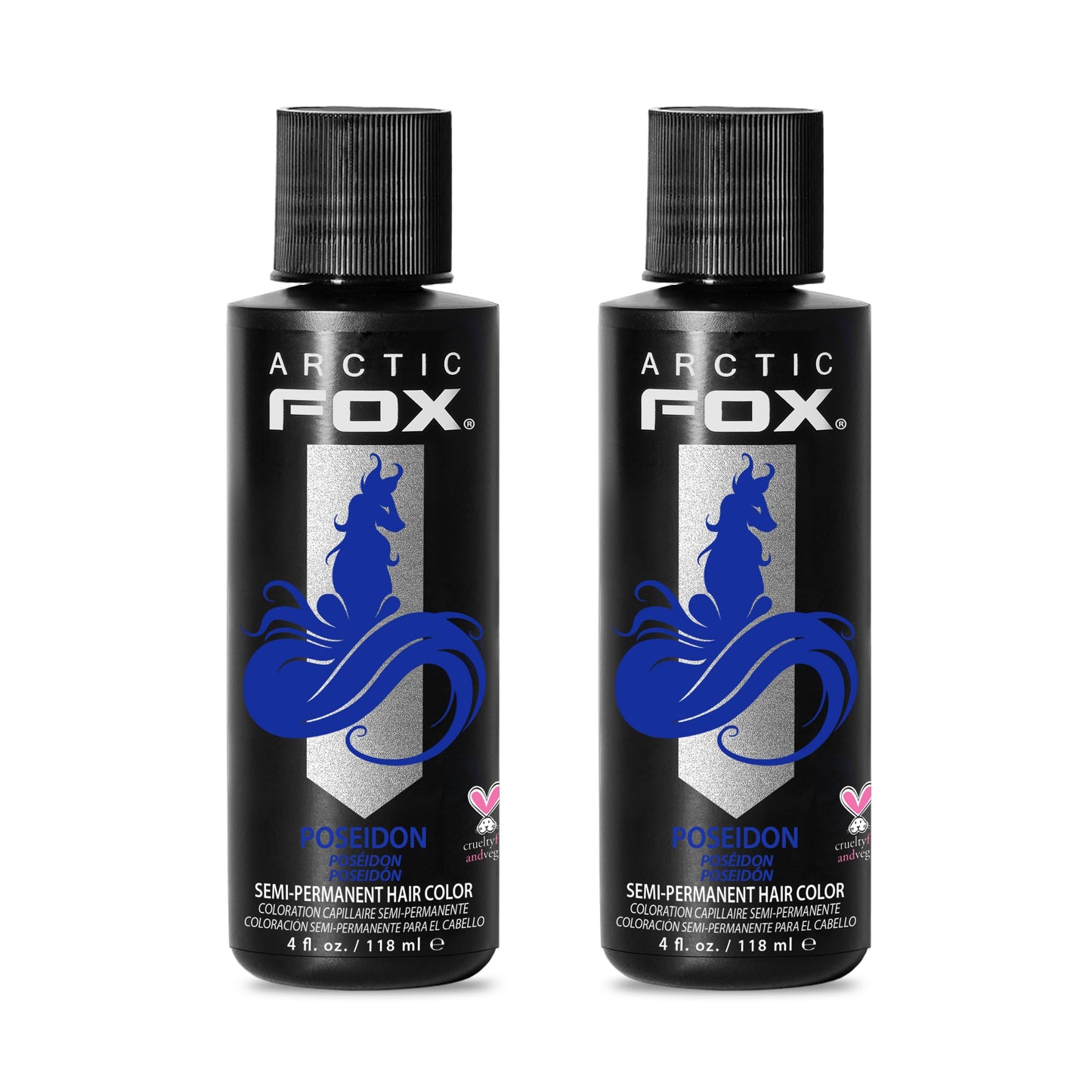 ARCTIC FOX Semi-Permanent Hair Dye - Sunset Orange, Vegan - 2 x 8 oz