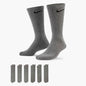 Nike Adult Everyday Cushioned Training Crew Socks (6-Packs) | Mens & Womens