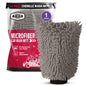 AIDEA Car Wash Mitt Microfiber, 4PK,Car Wash Brush, Green 8''X12''