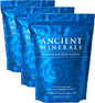 Ancient Minerals Magnesium Bath Flakes – Pure Zechstein Magnesium Chloride for Soaking and Whole-Body Replenishment, 8 lb Bag (Pack of 3)
