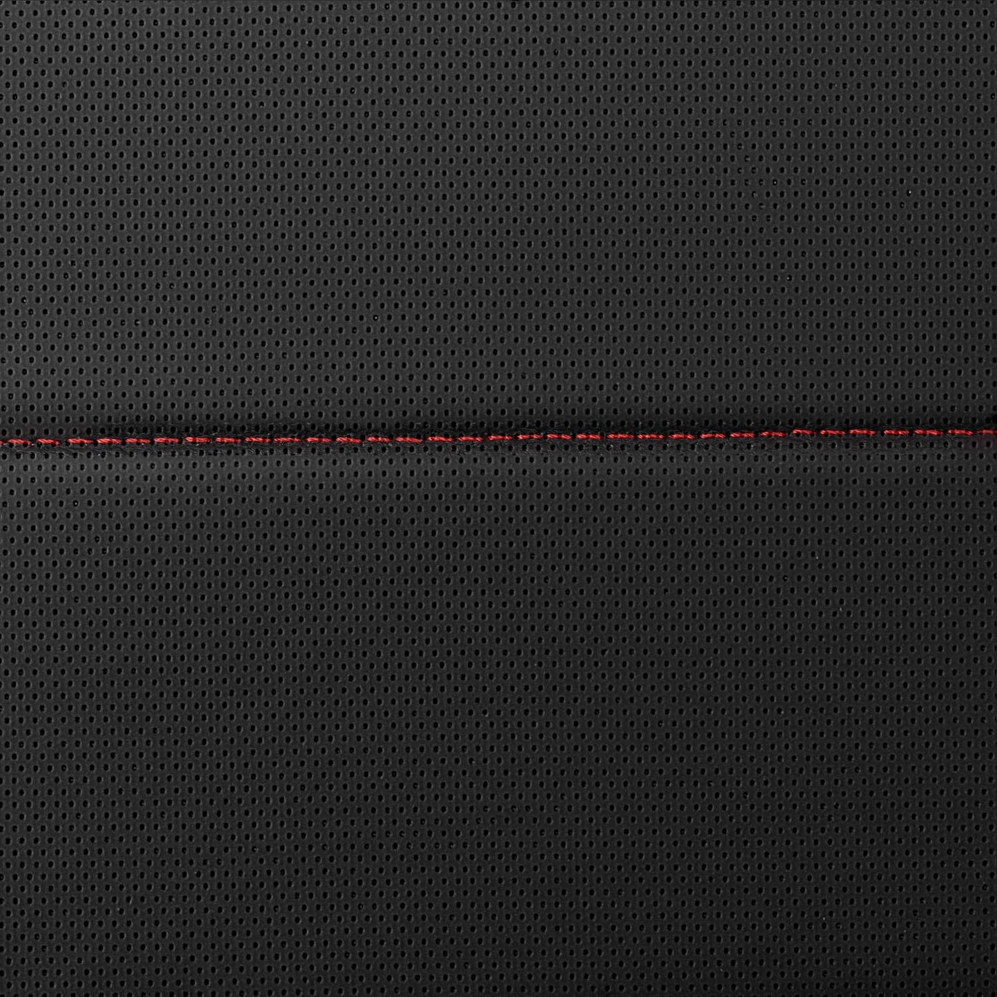 CAR PASS Universal FIT Piping Leather Car Seat Cover, for suvs,Van,Trucks,Airbag Compatible,Inside Zipper Design and Reserved Opening Holes (Full Set, Black and Red)
