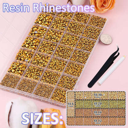 Rainbow Flatback Rhinestones for Crafting and 3PCS B7000 Glue (Set 1), 2 Boxes of 4500 PCS Resin Rhinestones Gems Charms for Bedazzling DIY Crafts Tumblers Shoes Fabric Clothing Nail Art