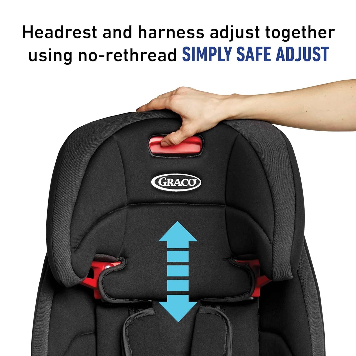 Graco® Tranzitions 3-in-1 Harness Booster Car Seat, Forward Facing Car Seat, Highback, to Backless Booster, Proof